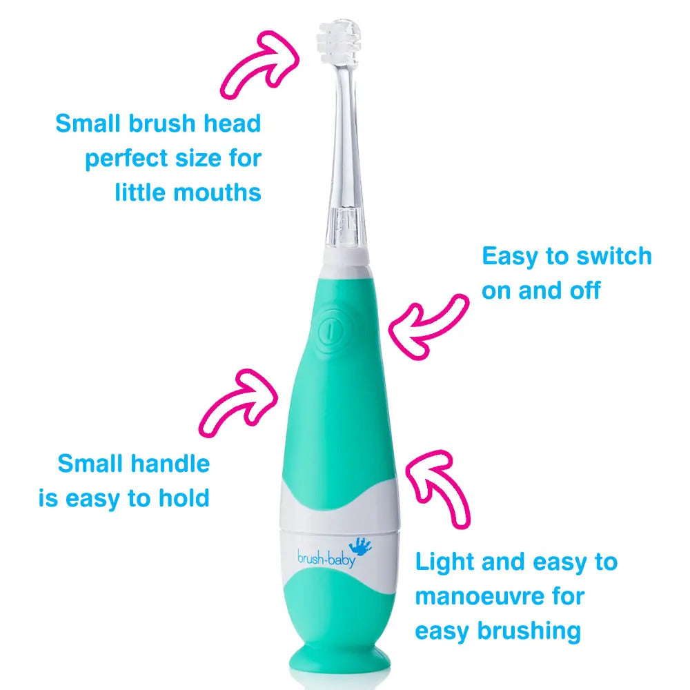 Brush-Baby BabySonic Electric Toothbrush - Teal