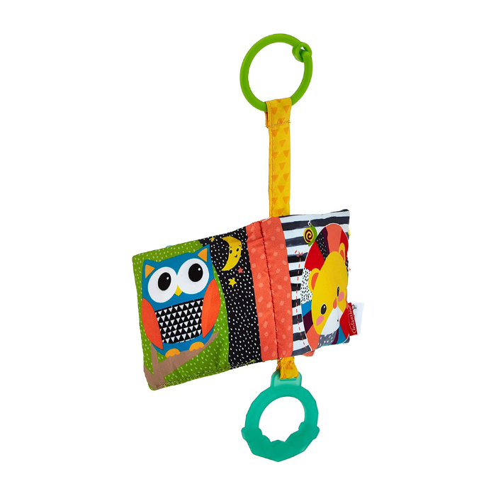 Infantino Link and Squeak Animal Crinkle Book