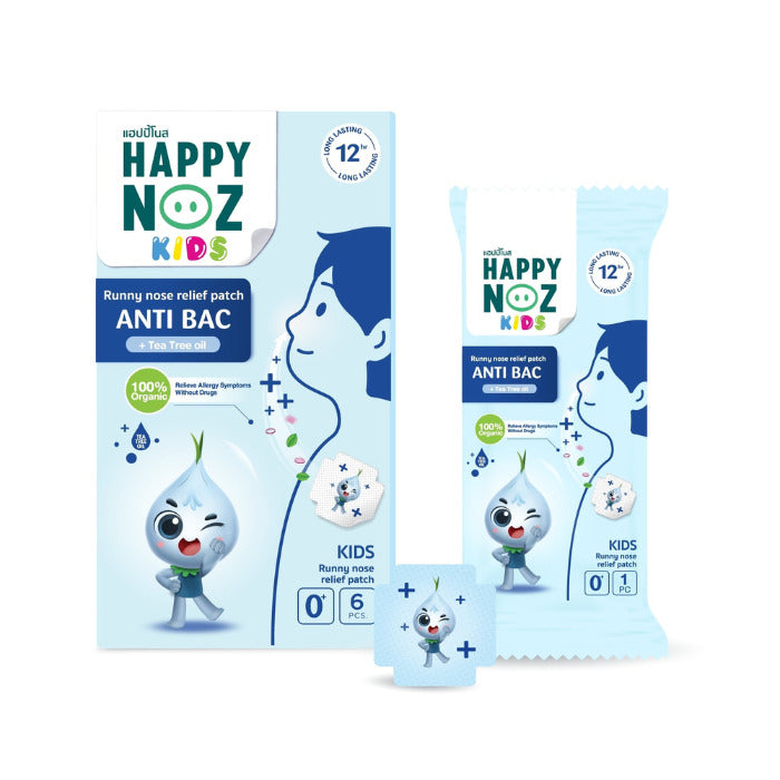 Happy Noz Organic Onion Sticker Anti - Bac 6's
