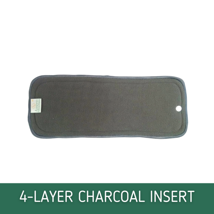 Aimerie Classic Cloth Diaper with 4 layer Charcoal Insert - New Life