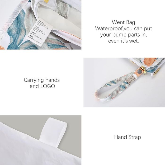 V-Coool Breastpump Parts Bag - Flower