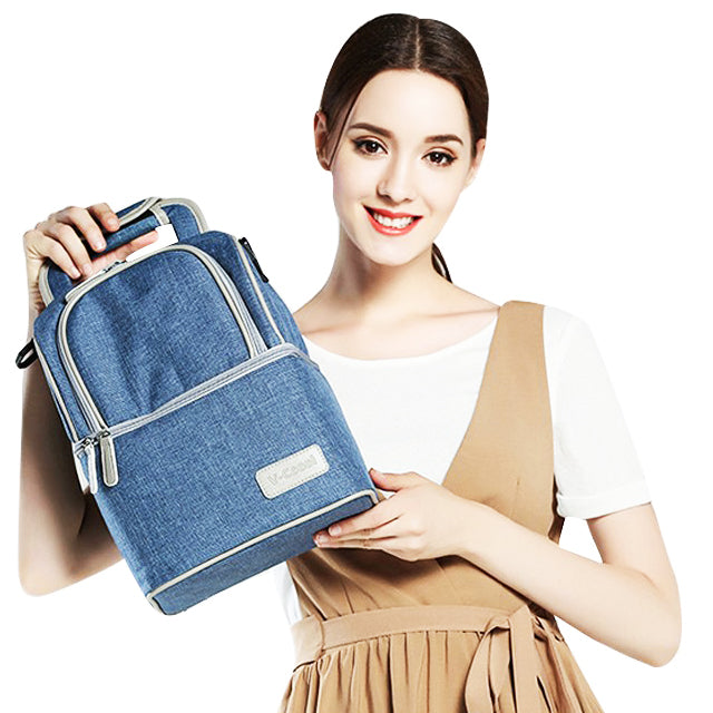 V-Coool Cooler Bag Deluxe Love House - Blue