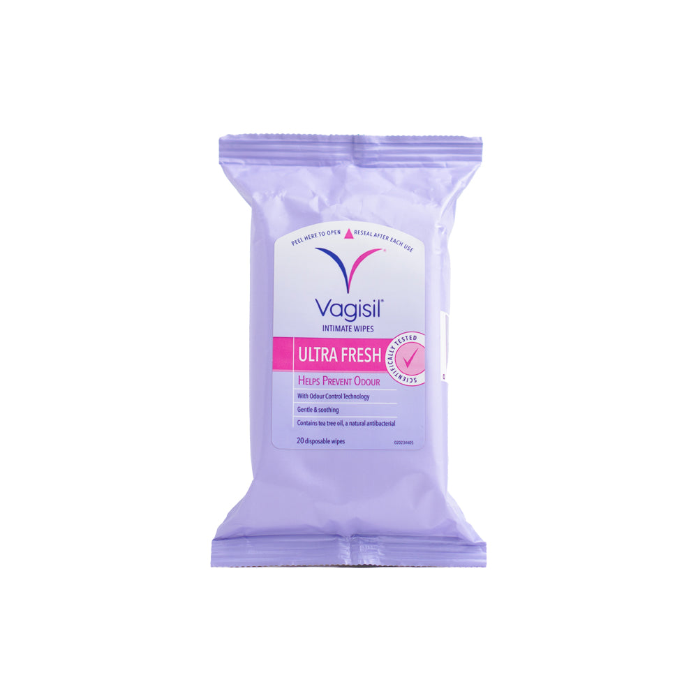 Vagisil Ultra Fresh Wipes (20 Sheets)
