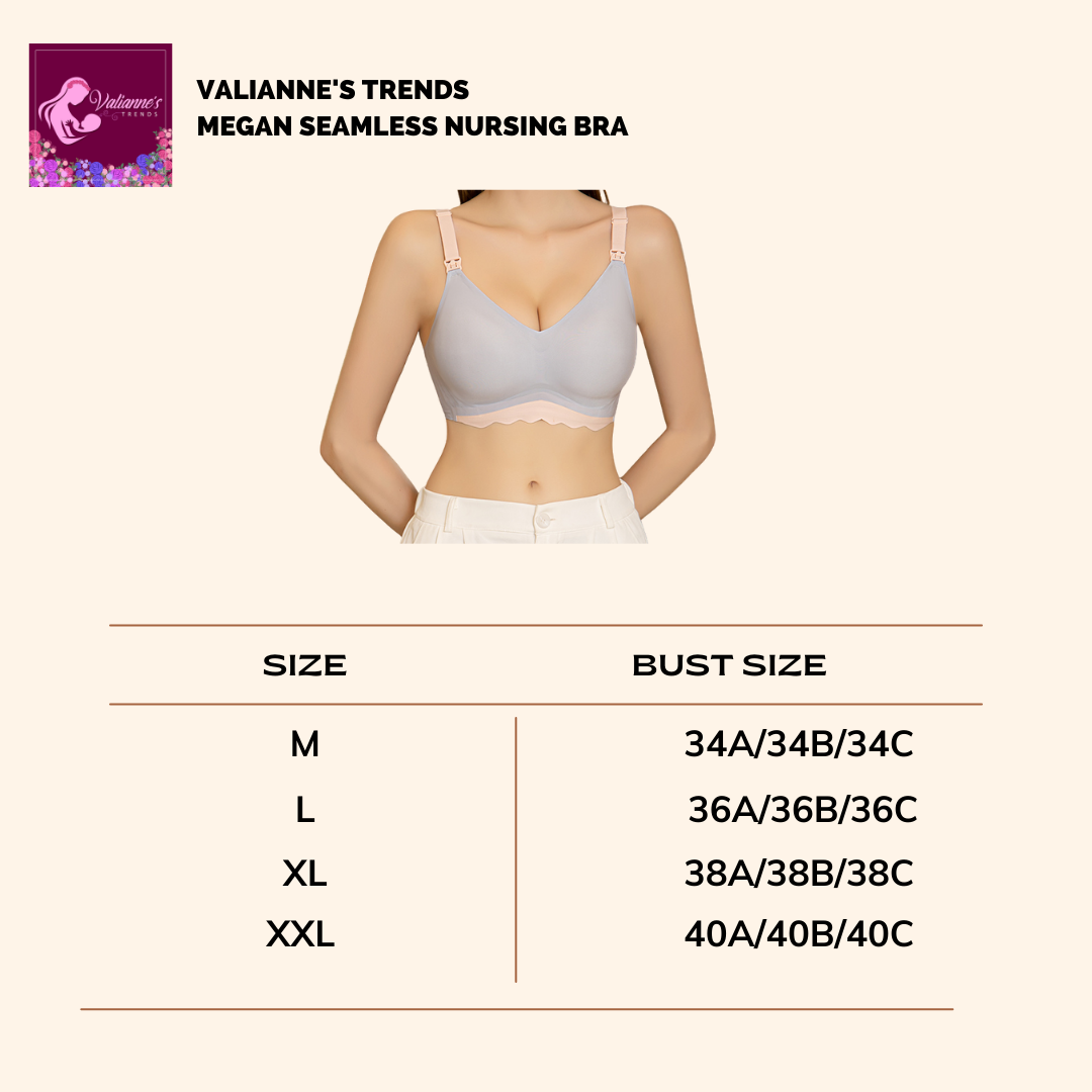 Valianne's Trends Megan Nursing Bra - Beige