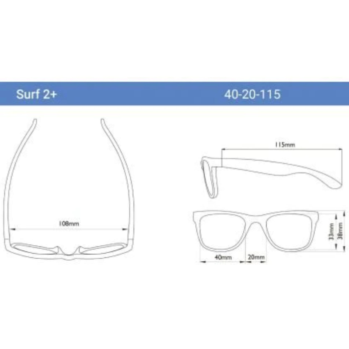 Real Shades Toddler Surf Wayfarers (2-4y) - White