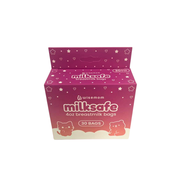 Wisemom Milksafe Breastmilk Bag with Spout 4 oz - 30s
