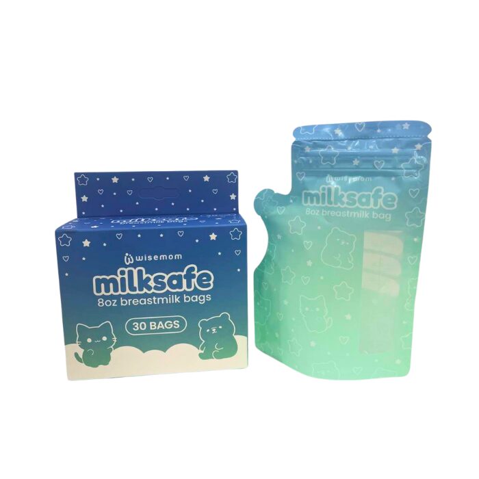 Wisemom Milksafe Breastmilk Bag with Spout 8 oz - 30s