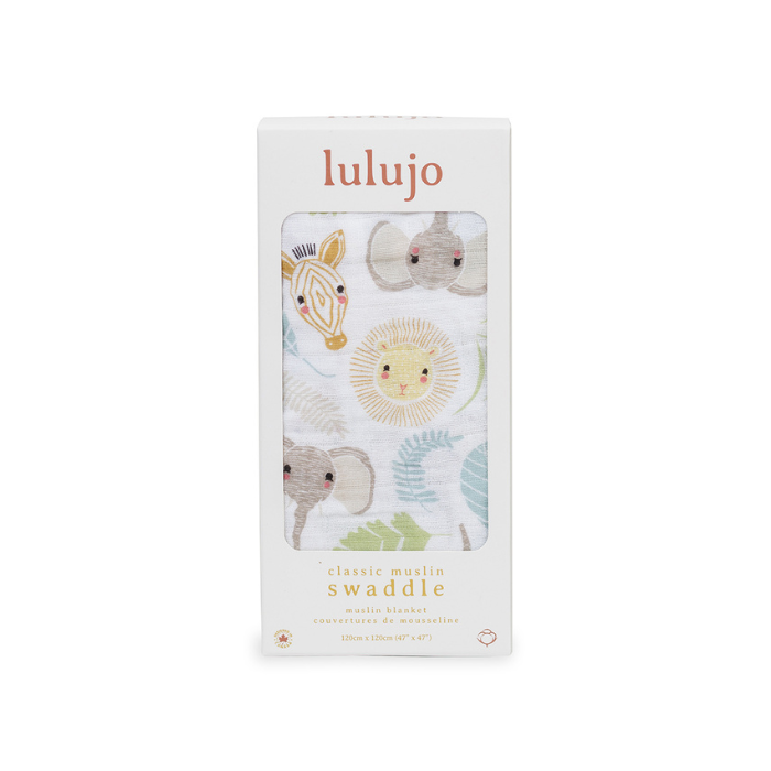 Lulujo Cotton Muslin Single XL - Jungle