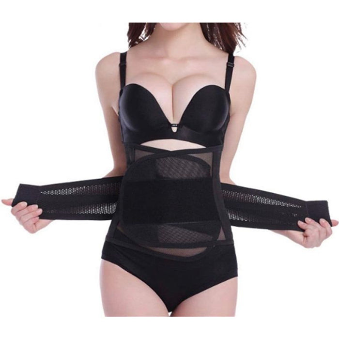 Yabyab Annie Postnatal Recovery Belt Binder - Black