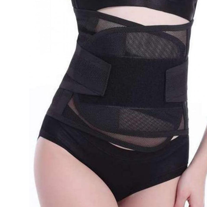 Yabyab Annie Postnatal Recovery Belt Binder - Black