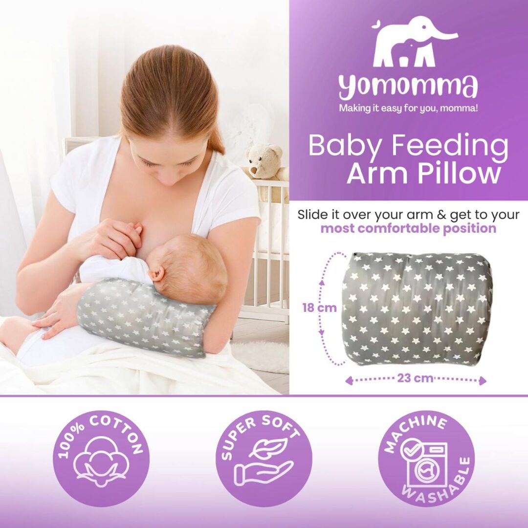 Yomomma Baby Feeding Arm Pillow - Stars
