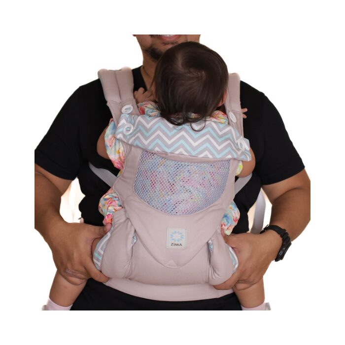 Zima Mesh Baby Carrier - Light Gray