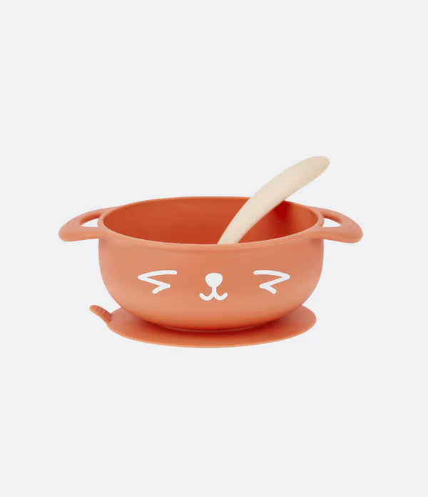 Babymoov Taste Isy 2-Piece Silicon Bowl & Spoon Weaning Set