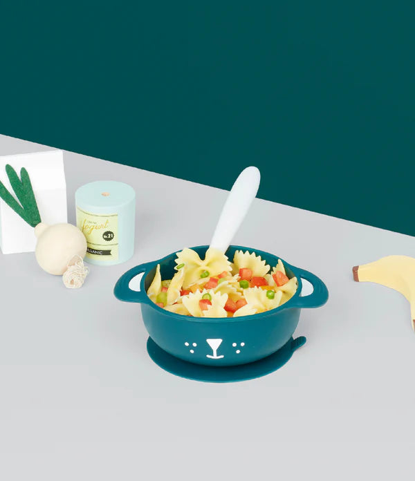 Babymoov Taste Isy 2-Piece Silicon Bowl & Spoon Weaning Set