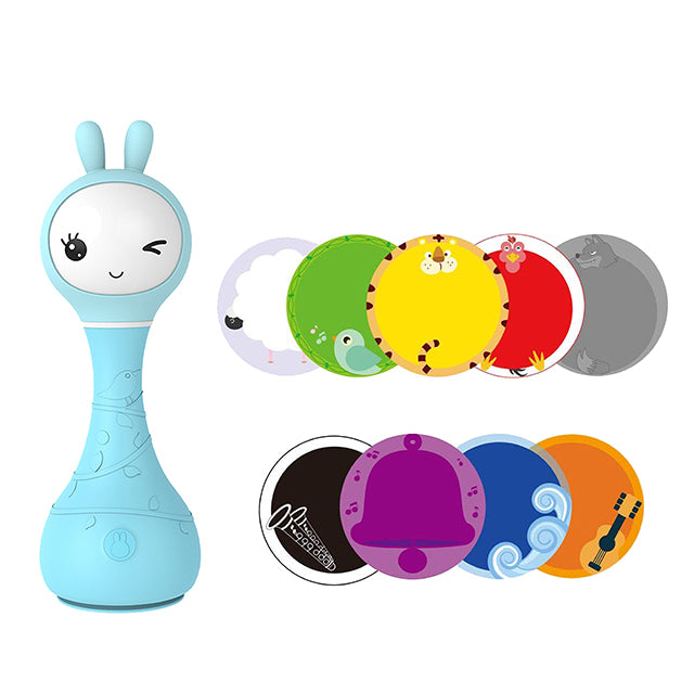 Alilo Smarty Shake and Tell Rattle - Blue