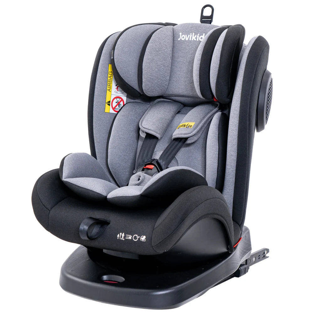 Jovikids Angela Isofix with Top Tether, 360 Degree Swivel Car Seat