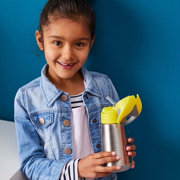 B.Box Insulated Drink Bottle 350ml - Lemon Sherbert