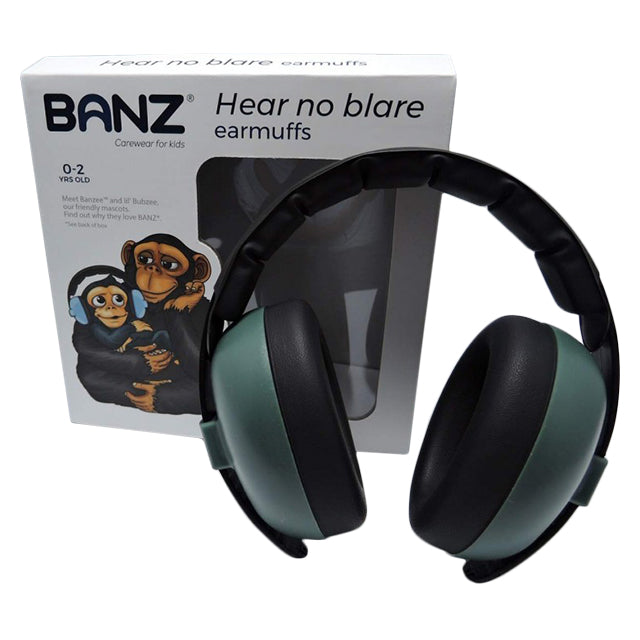 Banz Baby Earmuffs - Dark Green