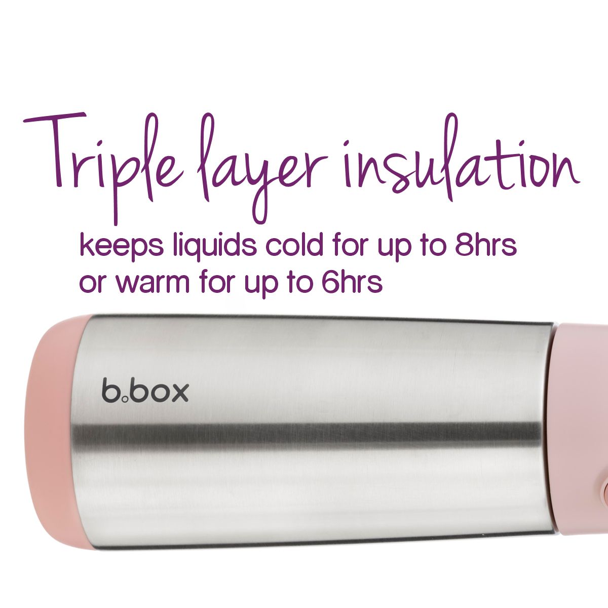 B.box Insulated Bottle 500ml - Midnight