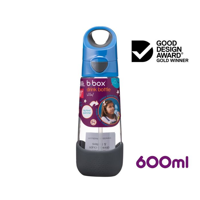 B.box Drink Bottle 600ml - Lilac Pop