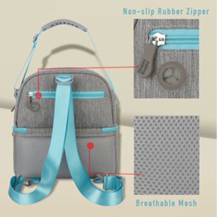 Huppy Buppy Noémi Breastmilk Cooler Bag - Grey