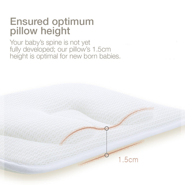 Bebear Adjustable 3D Mesh Pillow – Blue