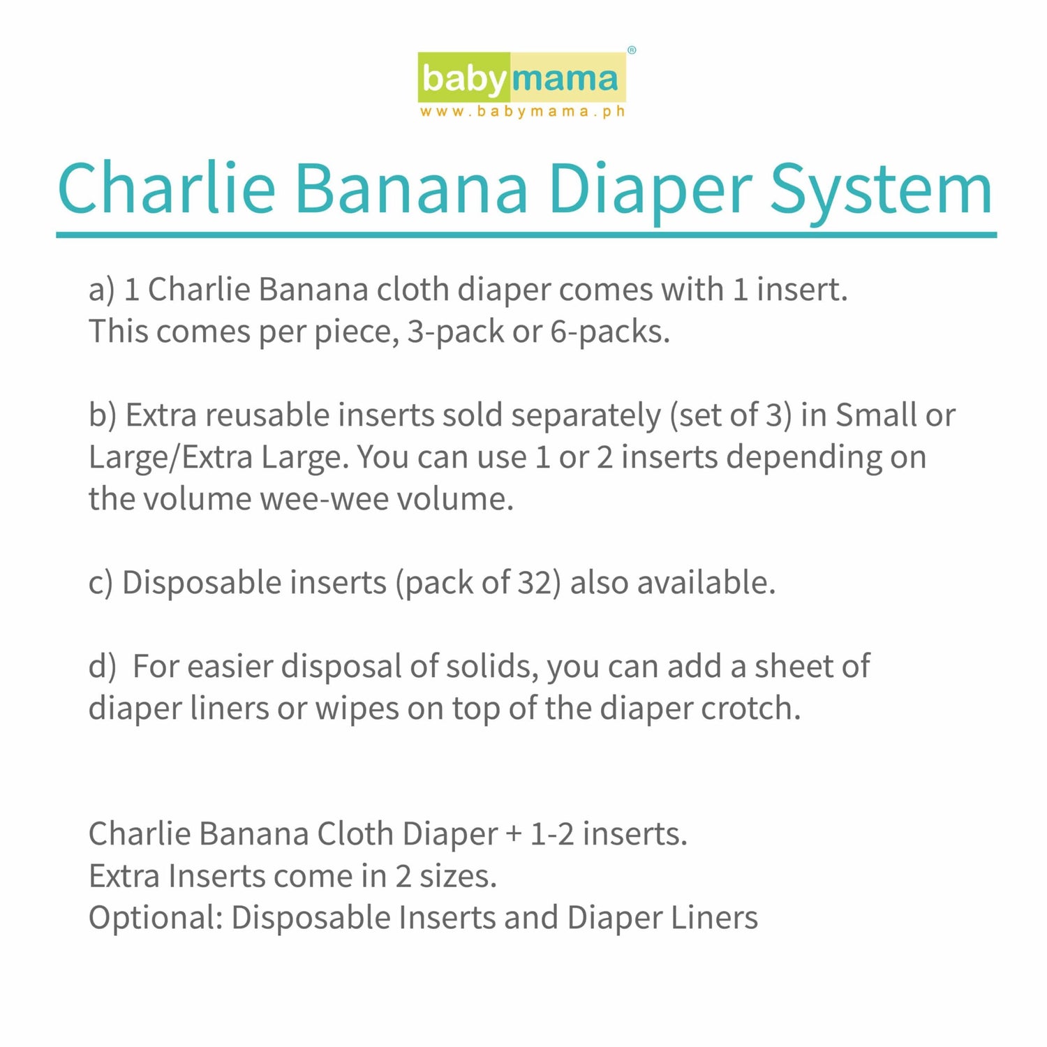 Charlie Banana Swim Diaper – Cotton Bliss