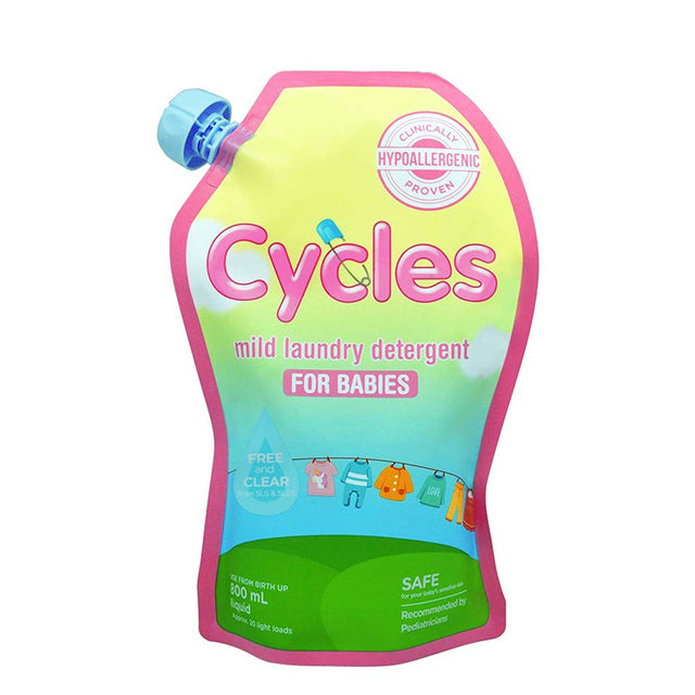 Cycles Mild Laundry Detergent Liquid 800ml