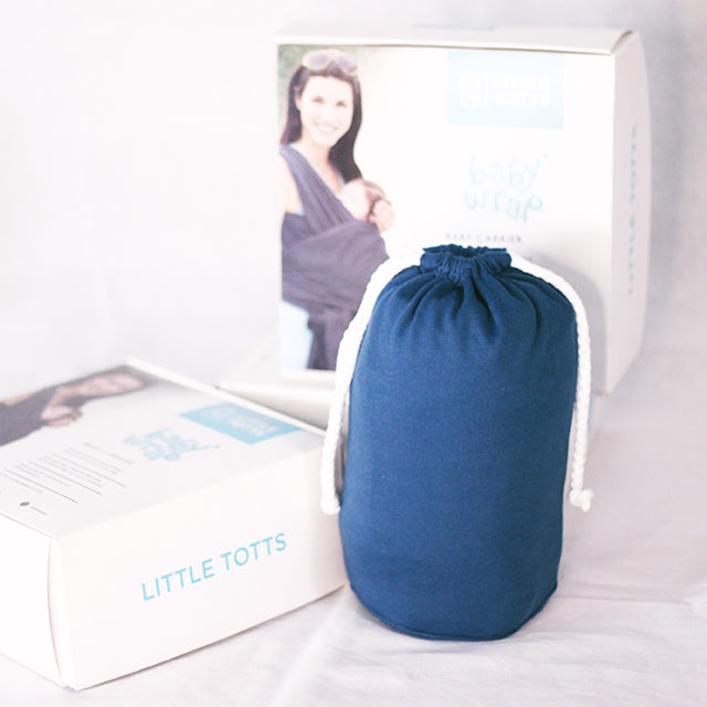 Little Totts Baby Wrap - Denim Blue