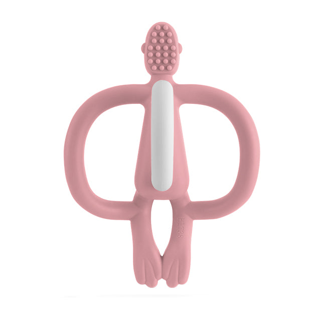 Matchstick Monkey Teething Toy Original Version – Dusty Pink