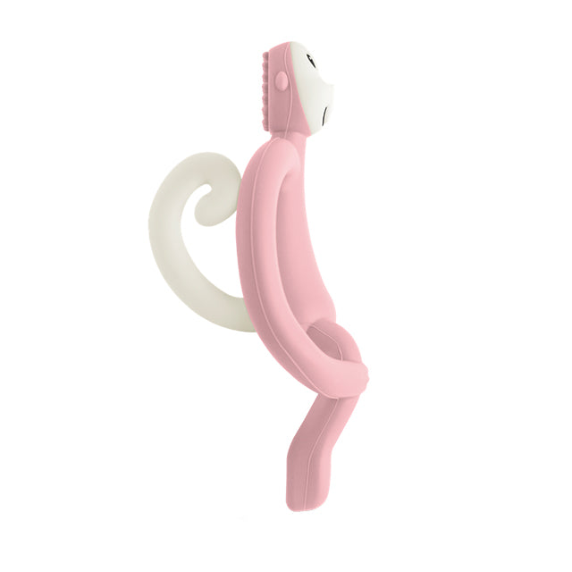 Matchstick Monkey Teething Toy Original Version – Dusty Pink