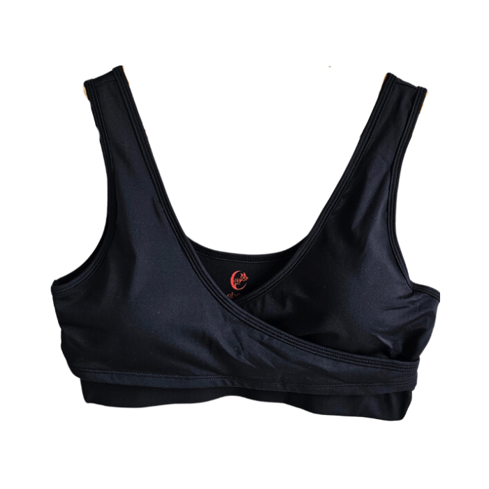 Elation Nursing and Hands-free Pumping Bra in Black