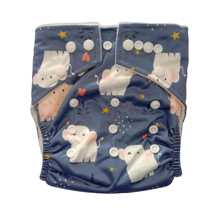 Next 9 Cloth Diaper - Elephants