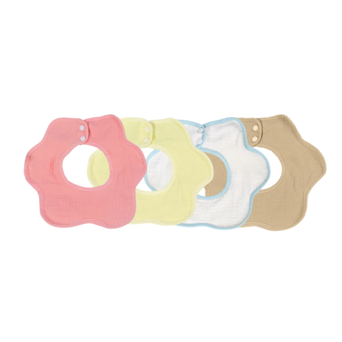 Swaddies Cloud Drool Bib (set of 4) - For Girls