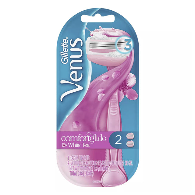 Gillette Venus Comfortglide White Tea Razor (2 pcs/pack)