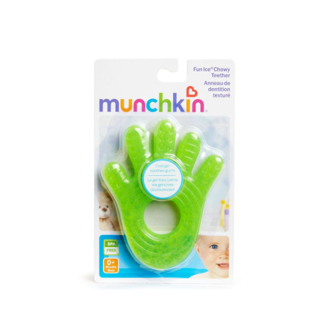 Munchkin Chewy Teether Toy Hand - Green