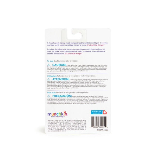 Munchkin Chewy Teether Toy Hand - Green