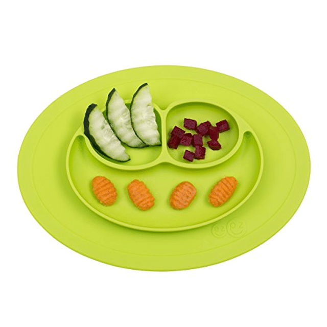 Ezpz The Mini Mat Placemat (Placemat + Plate in One) - Green