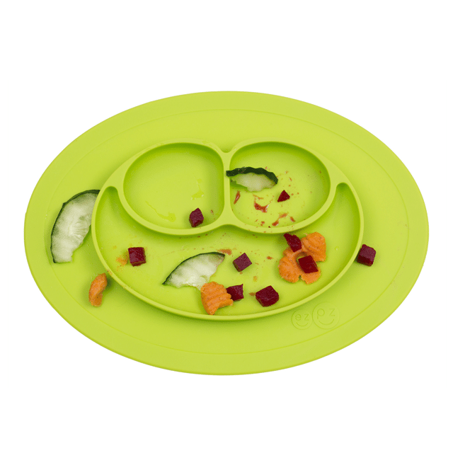 Ezpz The Mini Mat Placemat (Placemat + Plate in One) - Green