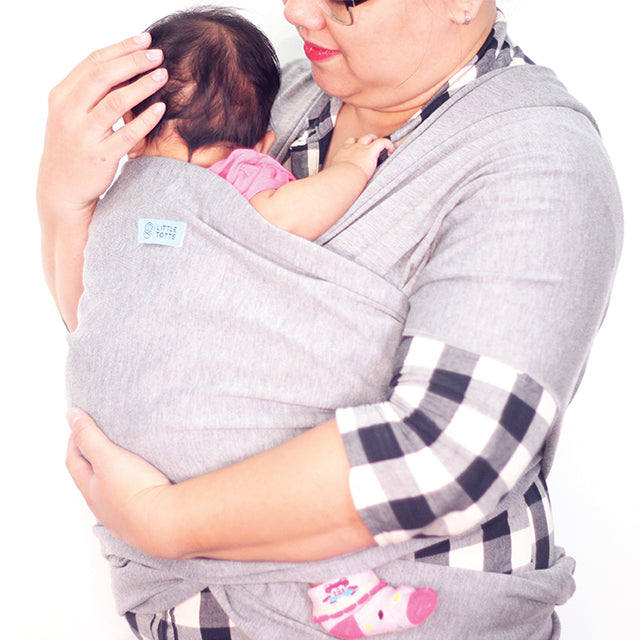 Little Totts - Baby Wrap - Heather Gray