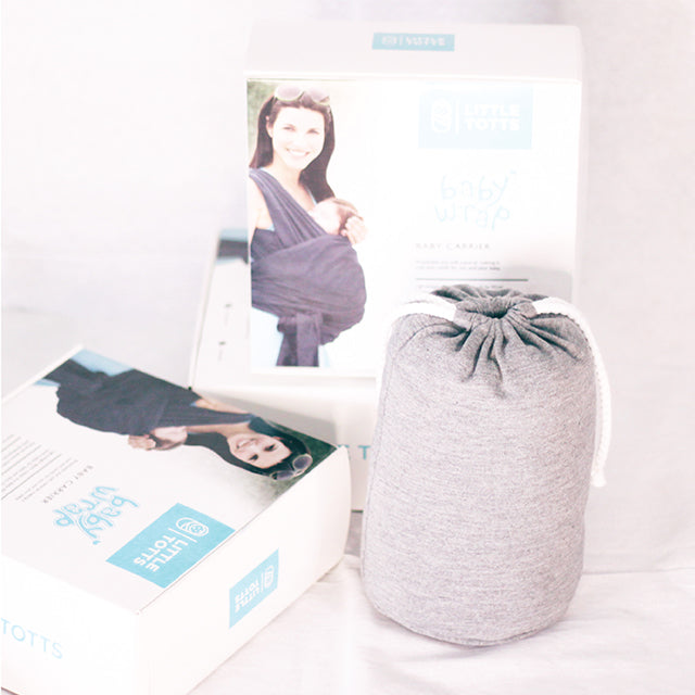 Little Totts - Baby Wrap - Heather Gray