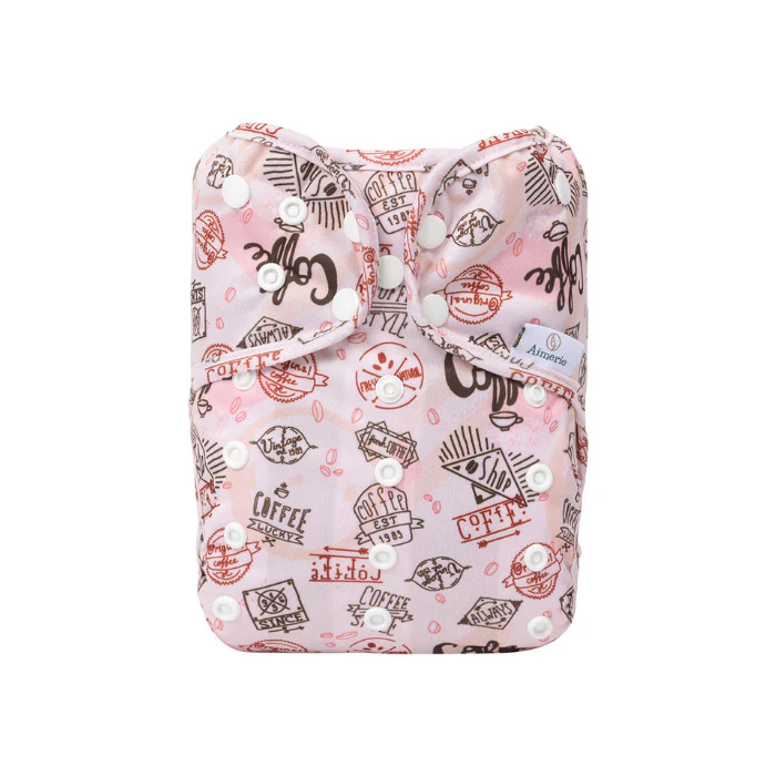 Aimerie Classic Cloth Diaper with 4-layer Charcoal Insert