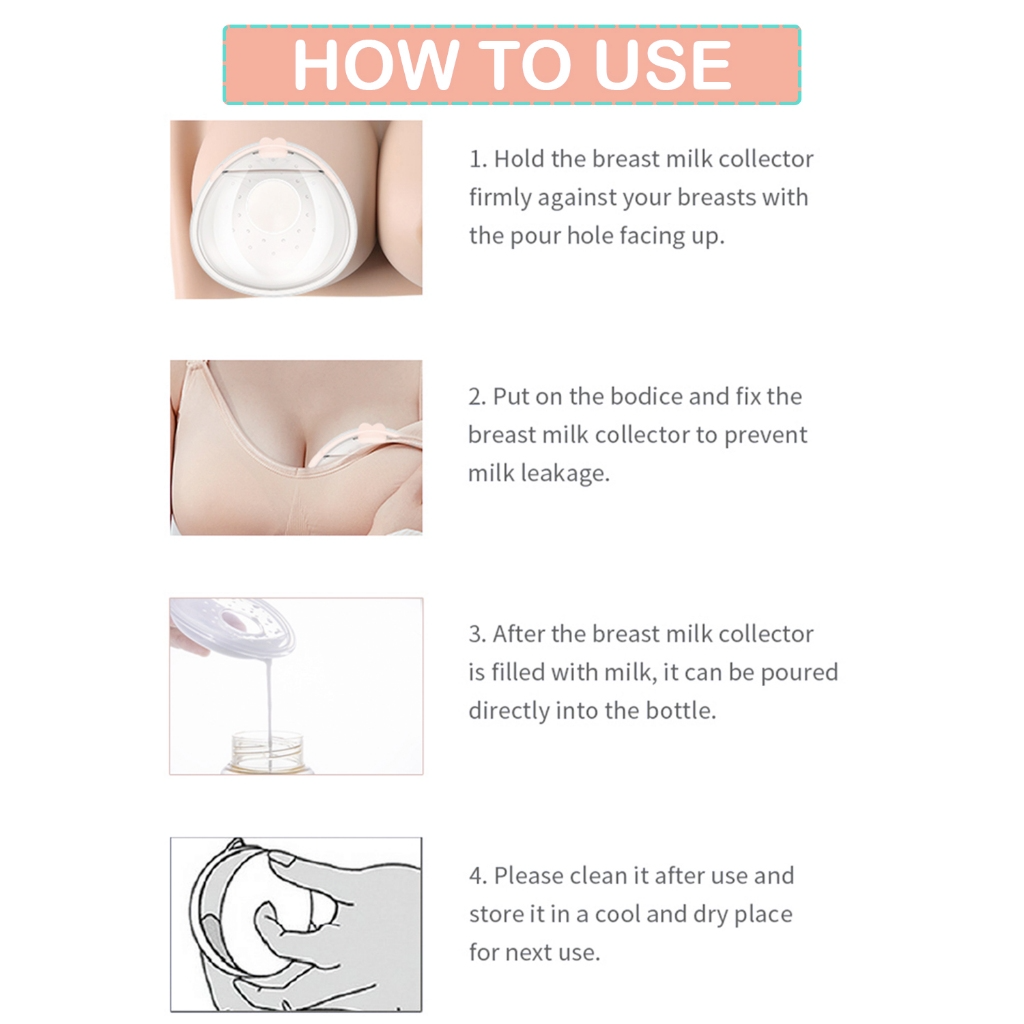 Huppy Buppy Breast Shells Milk Collector