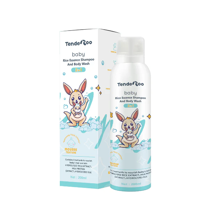 TendeRoo Baby Rice Essence 2-in-1 Shampoo and Body Wash 200ml