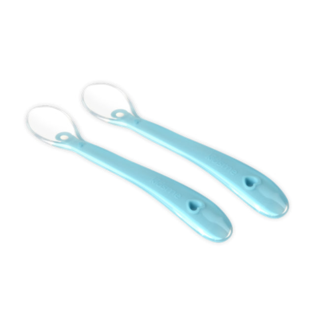 Kidsme Silicone Spoon (2 pieces) - Aquamarine