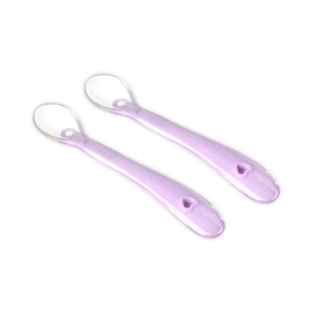 Kidsme Silicone Spoon (2 pieces) - Lavender