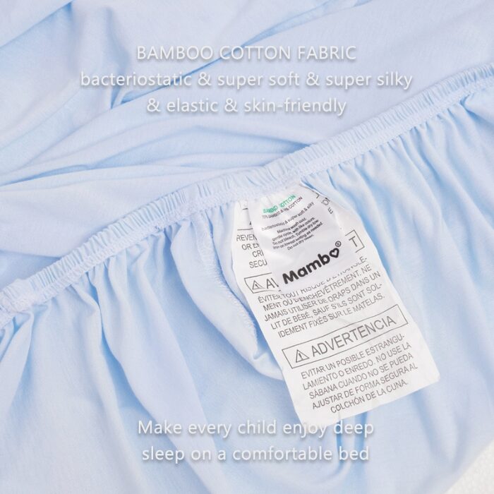 Mambo 5pcs Comforter and Fitted sheet Set - Baby blue