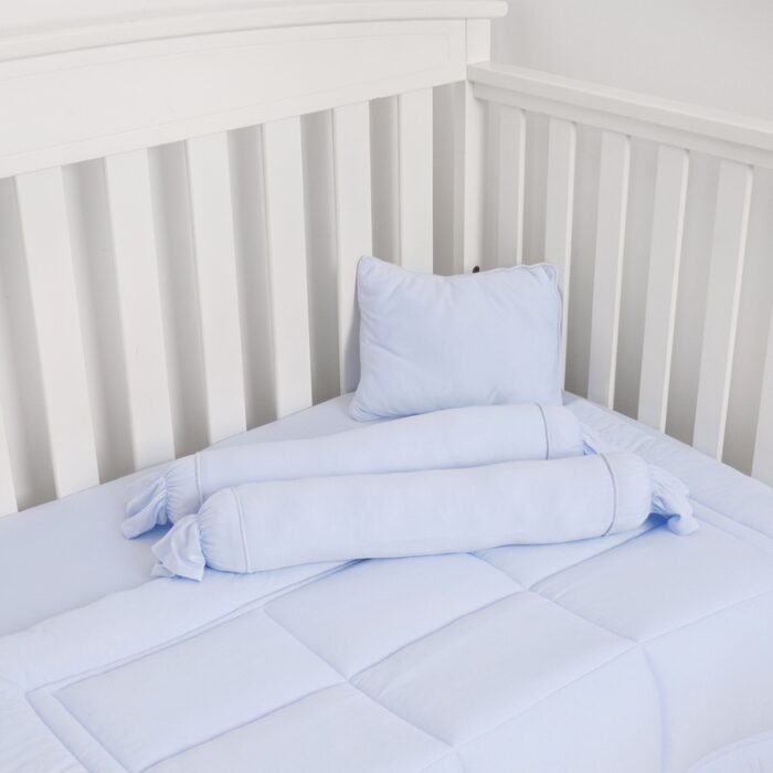 Mambo 5pcs Comforter and Fitted sheet Set - Baby blue