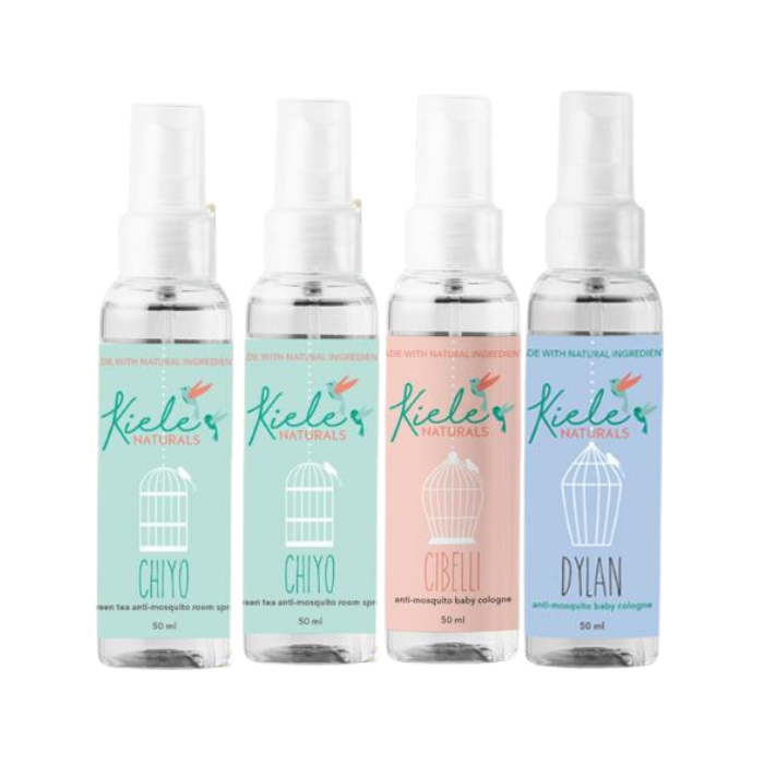 Kiele Naturals Anti-Mosquito Cologne and Room Spray Starter Set