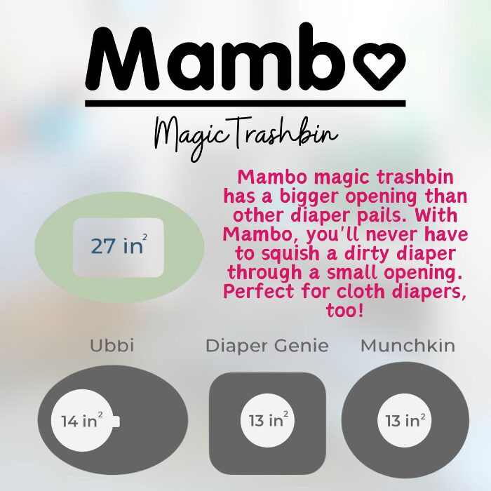 Mambo Diaper Bin